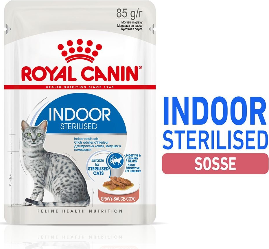 Royal Canin Indoor Sterilised v omáčce 24 x 85 g