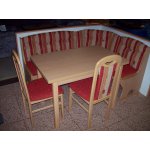 Rohový jídelní set Madrid