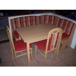 Rohový jídelní set Madrid