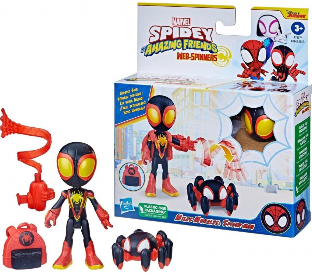 Hasbro Spiderman Spidey And His Amazing Friends WebSpinner Miles Morales