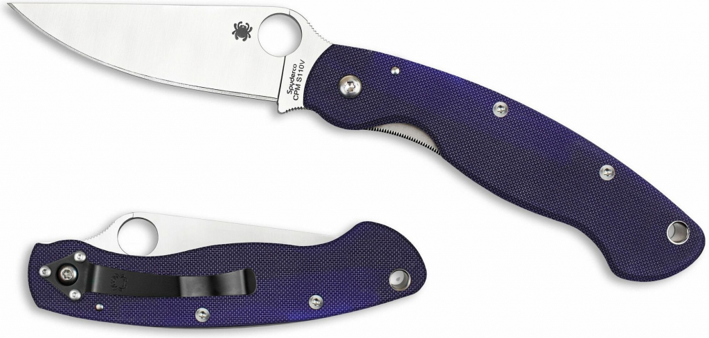 Spyderco C36GPDBL Military Model Blurple