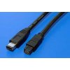 Wiretek Firewire (9pin/6pin), 2 m