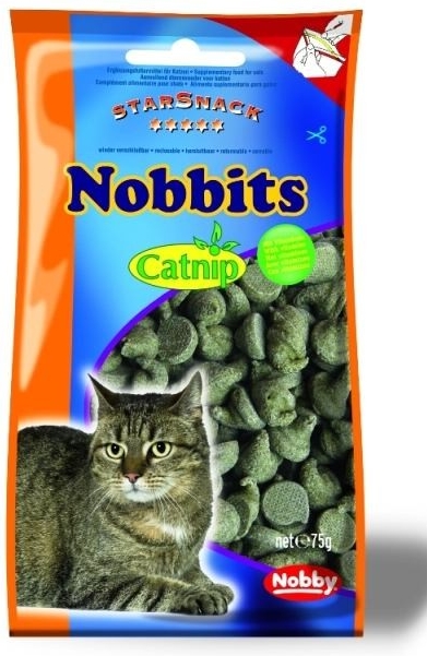 Nobby StarSnack Nobbits Catnip pamlsky Cat 75 g