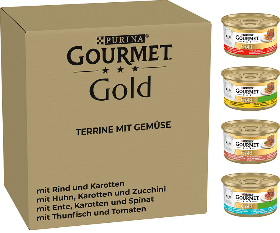 Gourmet Gold Terrine se zeleninou 96 x 85 g