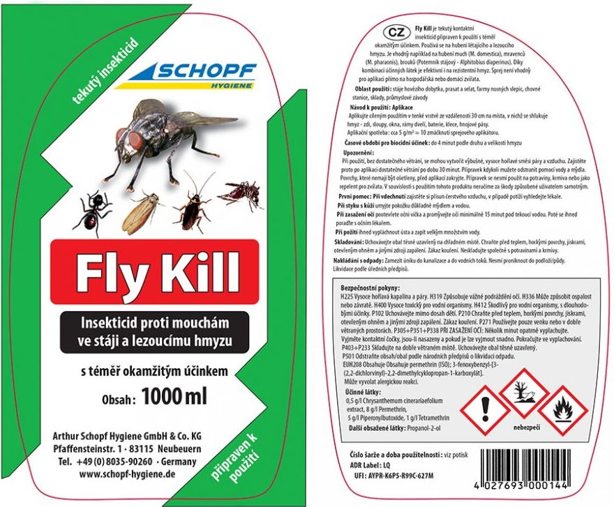 SCHOPF FLY KILL 1000 ml