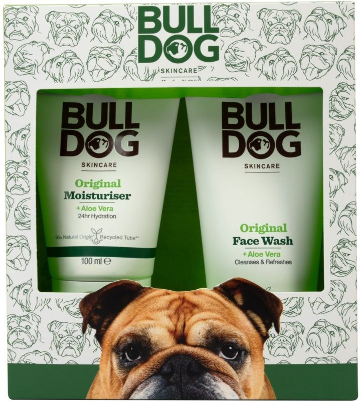 Bulldog Original čisticí gel na obličej 150 ml + hydratační krém na obličej 100 ml