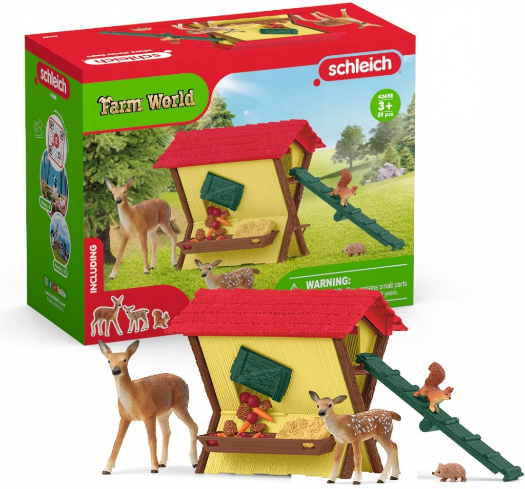 Schleich FARM WORLD De Bosdieren Voeren