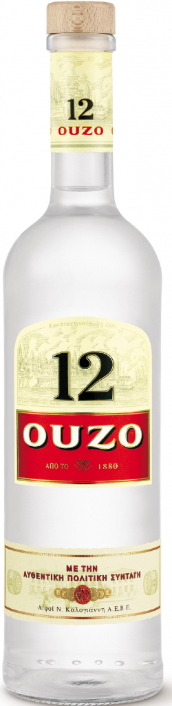 ouzo 12 38% 0,7 l (holá láhev)