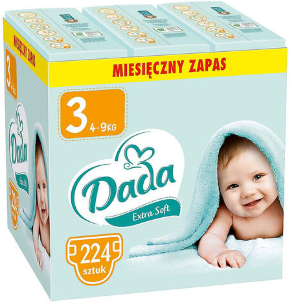 Dada Extra Soft 3 Midi 4-9 kg 216 ks