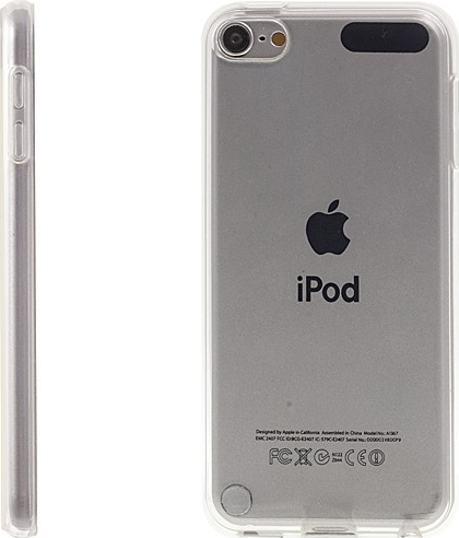 Pouzdro AppleMix Apple iPod touch 5 / 6 / 7 - gumové - čiré