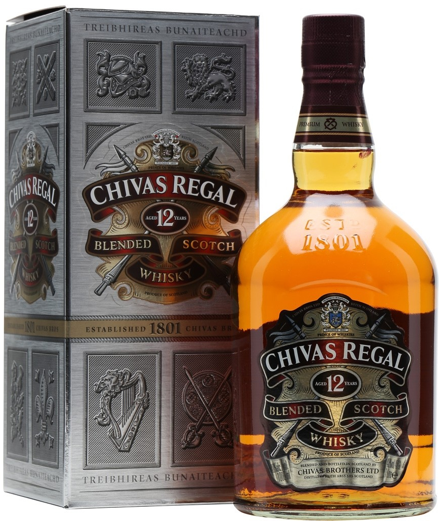 Chivas Regal 12y 40% 1 l (karton)