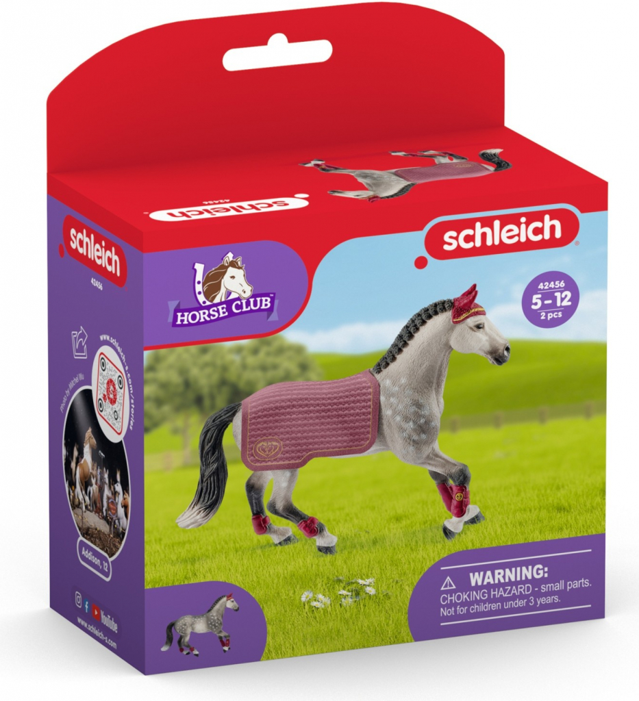 Schleich 42456 Klisna trakénského koně jezdecký turnaj