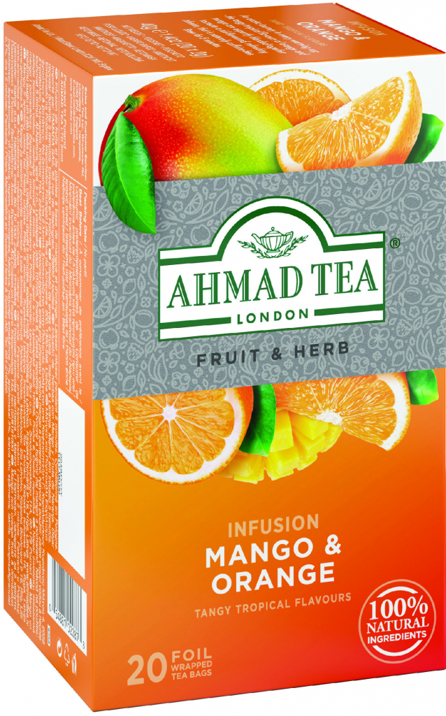 Ahmad Tea Mango & Orange alupack 20 sáčků