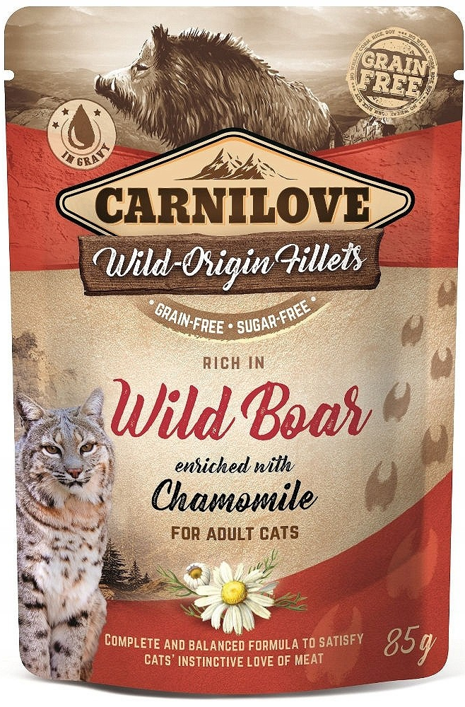 Carnilove Rich in Wild Boar Enriched with Chamomile 24 x 85 g