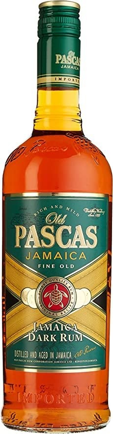 Old Pascas Dark Jamaica 40% 1 l (holá láhev)