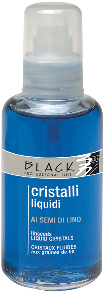 Black Cristalli Liquidi tekuté krystaly pro matné vlasy bez lesku 100 ml