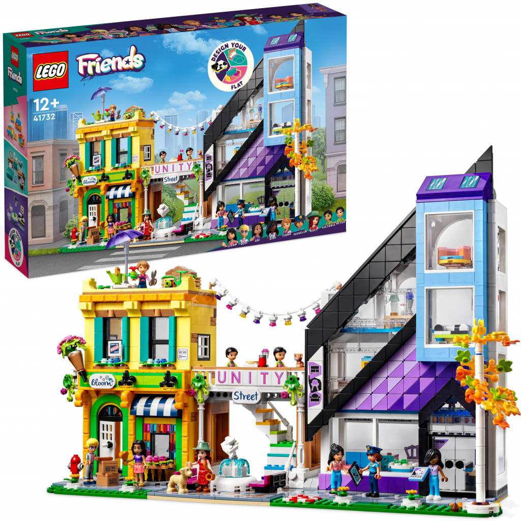 LEGO® Friends 41732 Květinářství a design studio v centru města