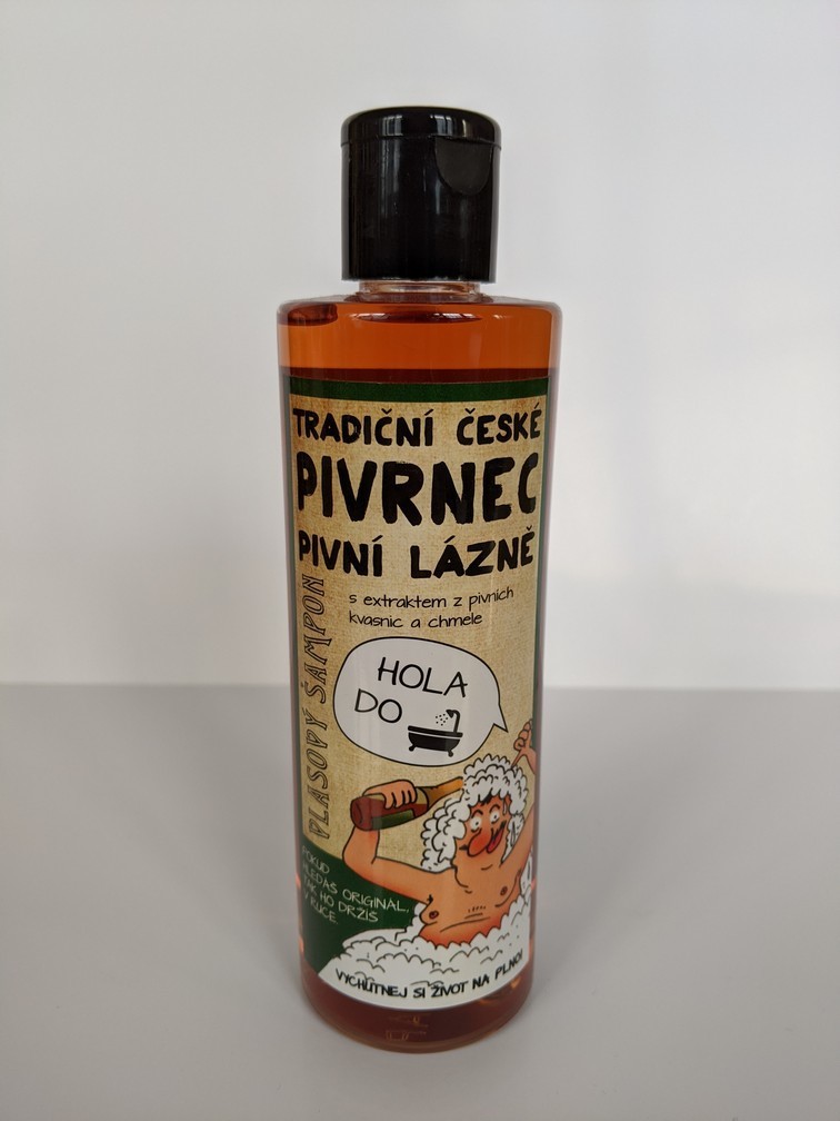 Bohemia Cosmetics Pivrnec s extrakty z pivních kvasnic a chmele vlasový šampon 250 ml
