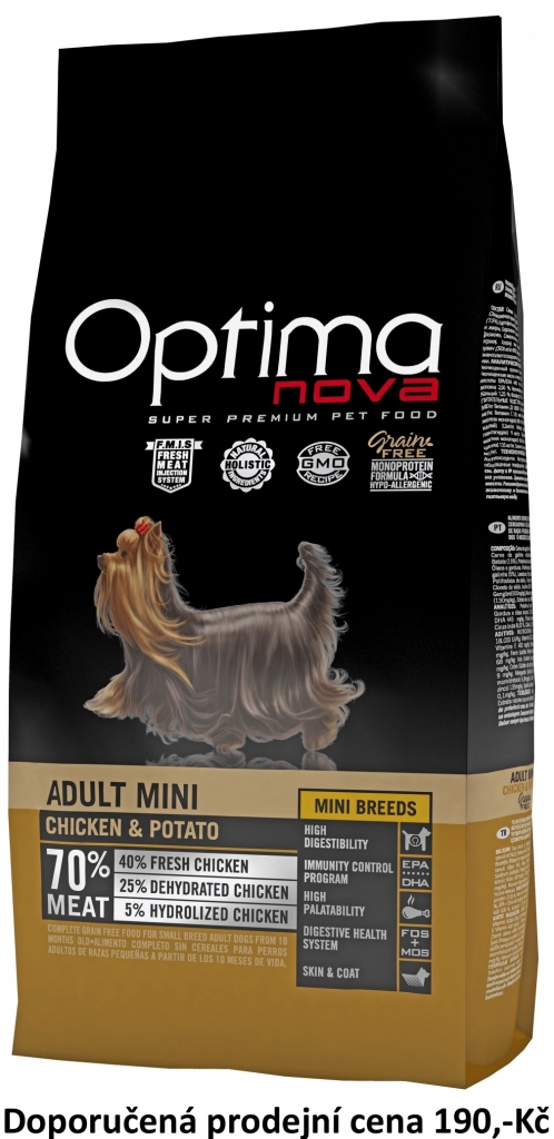 Optima Nova Dog Adult Mini Grain Free 0,8 kg