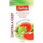 Apotheke Limetka a grep čaj nálevové sáčky 20x2g