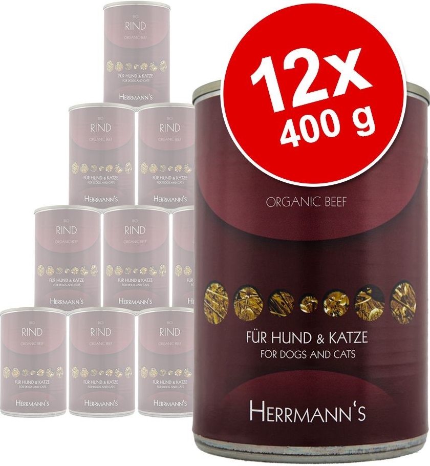 Herrmanns Bio krůtí 12 x 400 g