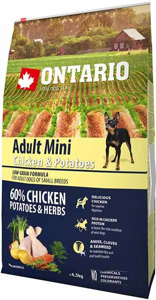 Ontario Adult Mini Chicken & Potatoes 13 kg