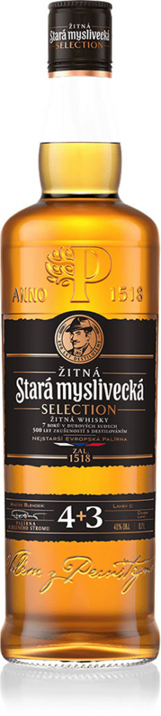 Stará Myslivecká Žitná Selection 7y 40% 0,7 l (holá láhev)