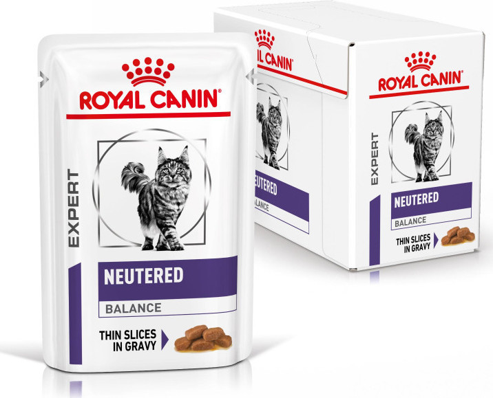 Royal Canin VED Cat Neutered Weight Balance Pouch 12 x 100 g