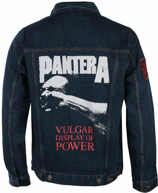 Pantera Vulgar Display Of Power Denim Rock Off