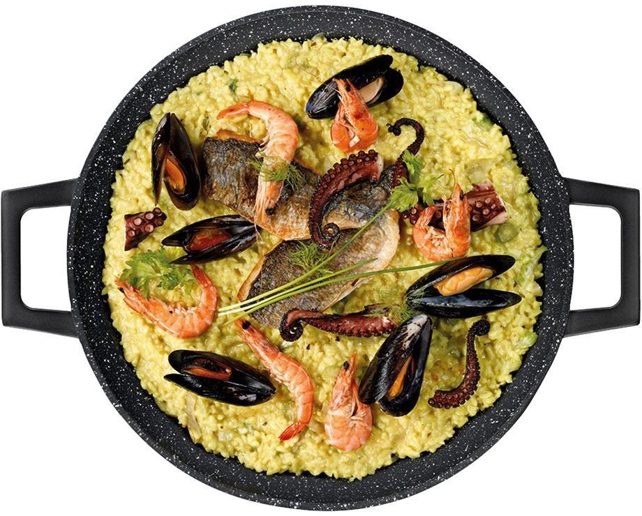 Kela Grilovací paella pánev s mramorovým povrchem Granoso 36 cm