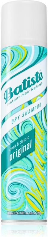 Batiste Original suchý šampon pro absorpci přebytečného mazu a pro osvěžení vlasů 200 ml