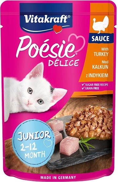 Vitakraft Cat Poésie Délice krůtí Junior 85 g