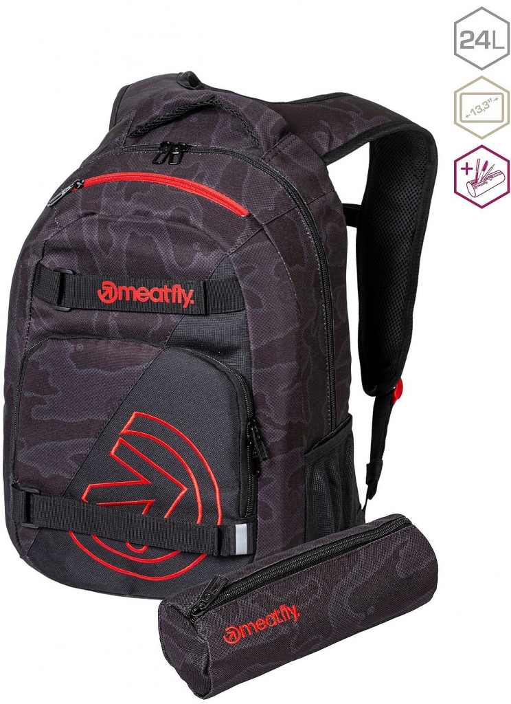 Meatfly Exile Morph Black 24 l