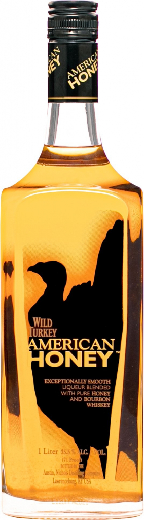 Wild Turkey American Honey 35,5% 1 l (holá láhev)