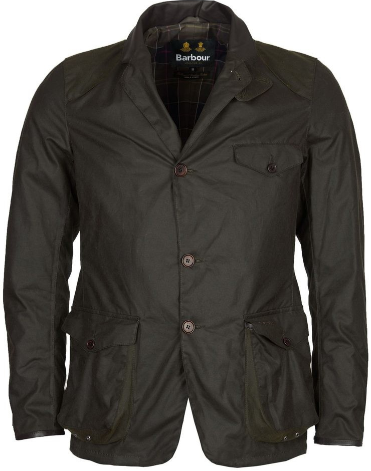 Barbour voskovaná bunda Beacon Sport Jacket olivová