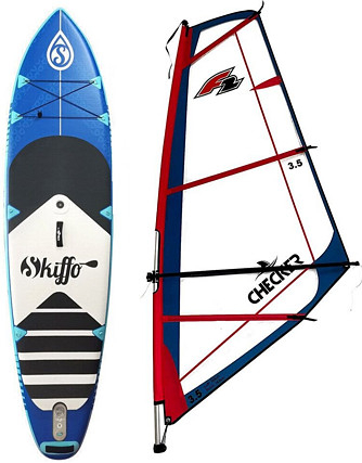 Paddleboard WindSUP set Skiffo WS Combo F2 Checker