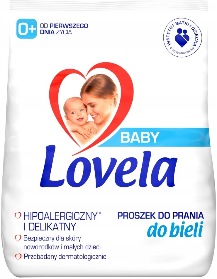 Lovela Baby prášek na praní na bílé prádlo 1,3 kg 13 PD