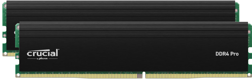 Crucial DDR4 32GB 2x16GB Pro DIMM 3200MHz CL22 8Gbit/16Gbit CP2K16G4DFRA32A