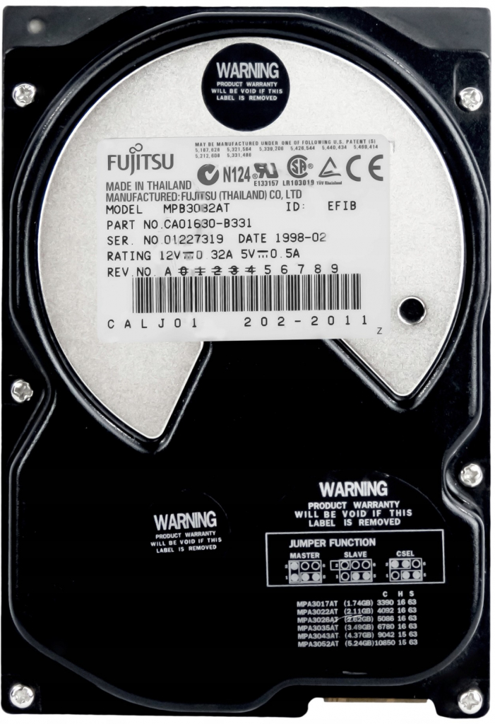 Fujitsu 3,24 PATA IDE/ATA 3,5\