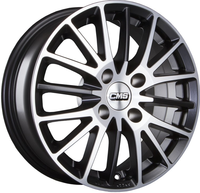 CMS C17 6x15 4x100 ET40 black polished