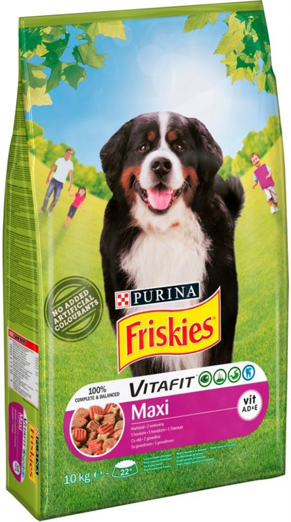 Purina Friskies VitaFit Maxi s hovězím 10 kg