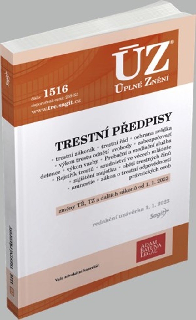 ÚZ 1516 Trestní předpisy - neuveden