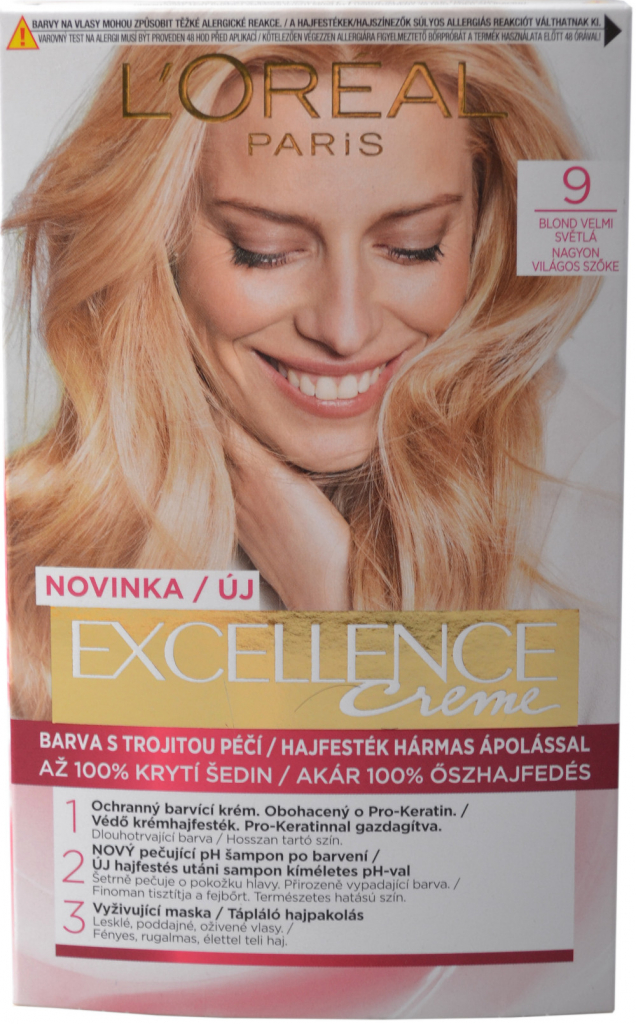 L\'Oréal Excellence 9 velmi světlá blond 172 ml