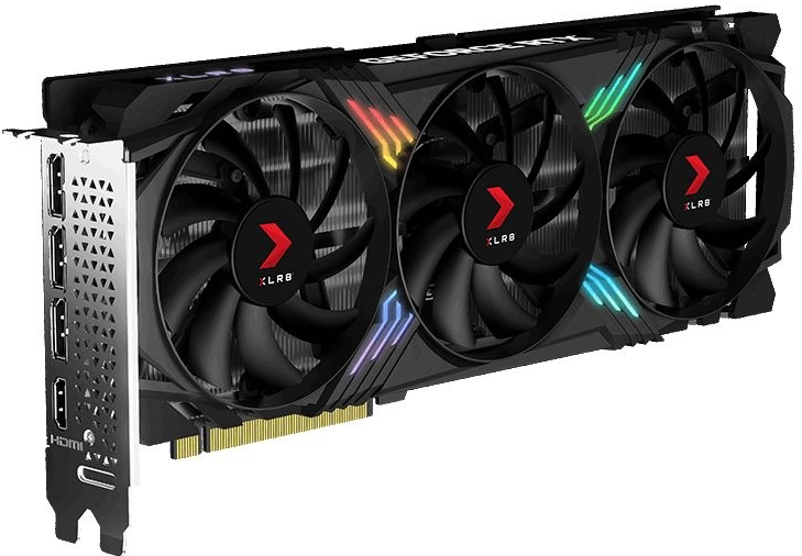 PNY GeForce RTX 4070 SUPER XLR8 Gaming VERTO Triple Fan OC 12GB GDDR6X VCG4070S12TFXXPB1-O