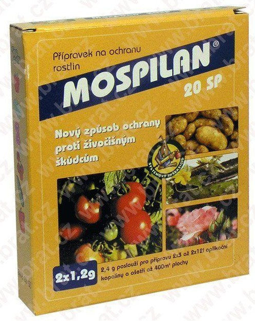 Lovela Mospilan 20SP Insekticid proti živočišným škůdcům 2 x 1,2 g