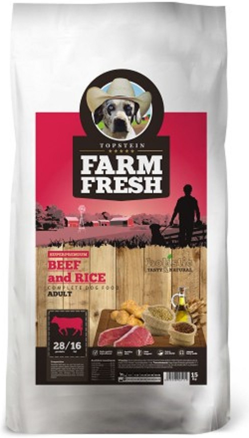 Topstein Farm Fresh Beef and Rice 17 kg