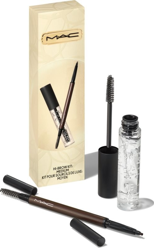 MAC Cosmetics Bubbles & Bows Brow Set Gel gel pro úpravu obočí 8 g + Eye Brows Styler automatická tužka na obočí 0,9 g dárková sada