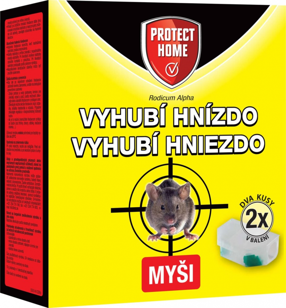 Protect Home Rodicum Alpha návnadový box 2x5 g 2 ks