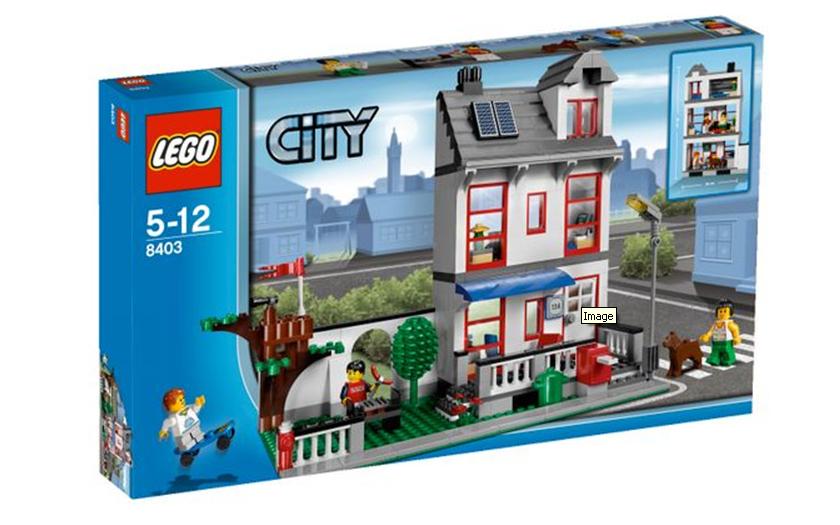 lego city 8403 nuovo anno 2010 city house new misb