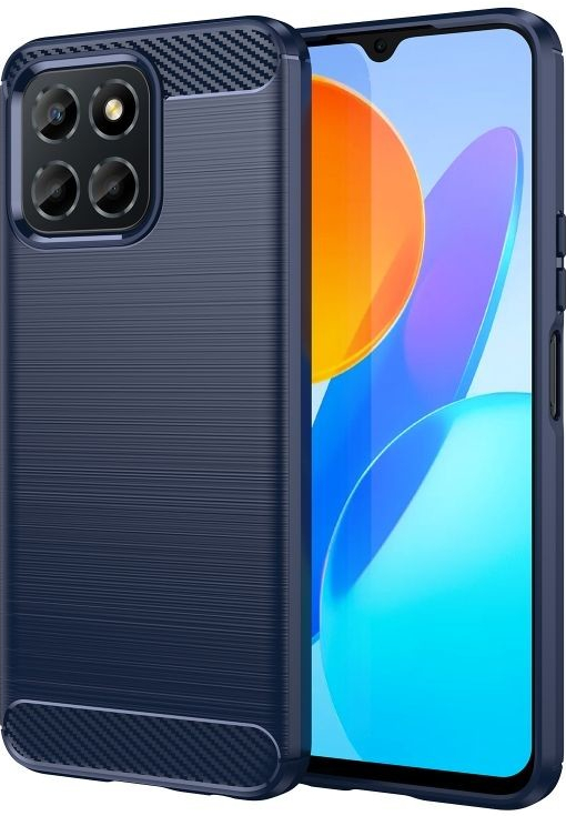 Pouzdro Levné Kryty Carbon modré – Honor X6